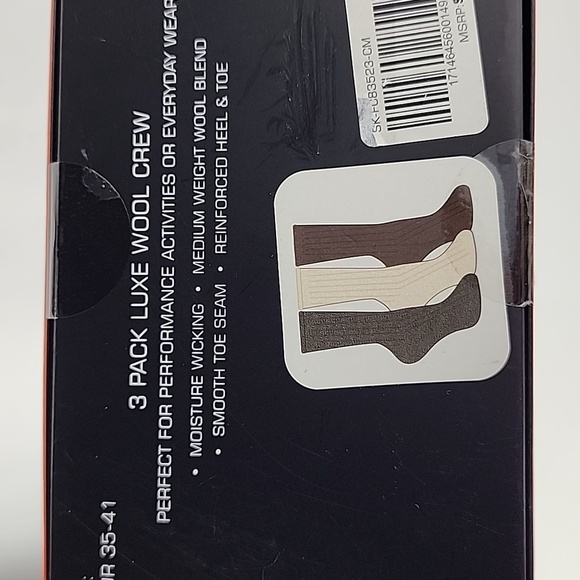 French Connection 3 Pack Luxe Wool Crew Socks Wool Blend  Women's Shoe Size 4-10 - Picture 9 of 9